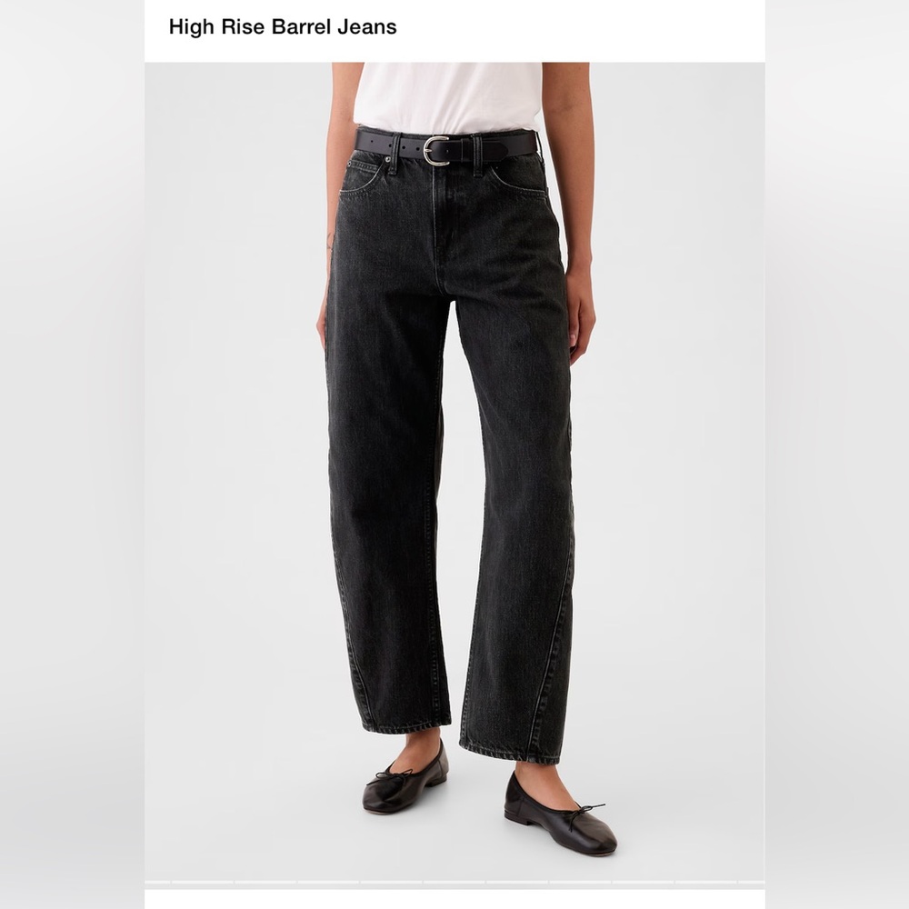 Gap high rise Barrel jeans